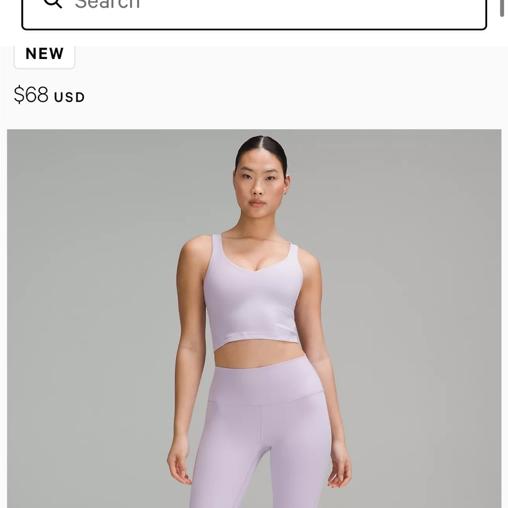 Lululemon align cropped tank